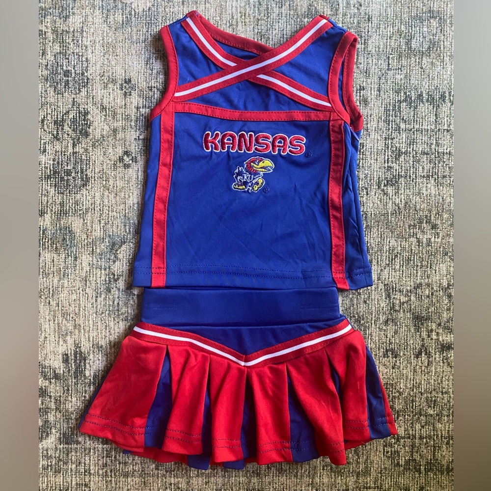 Kansas Jayhawks Baby Cheer outfit